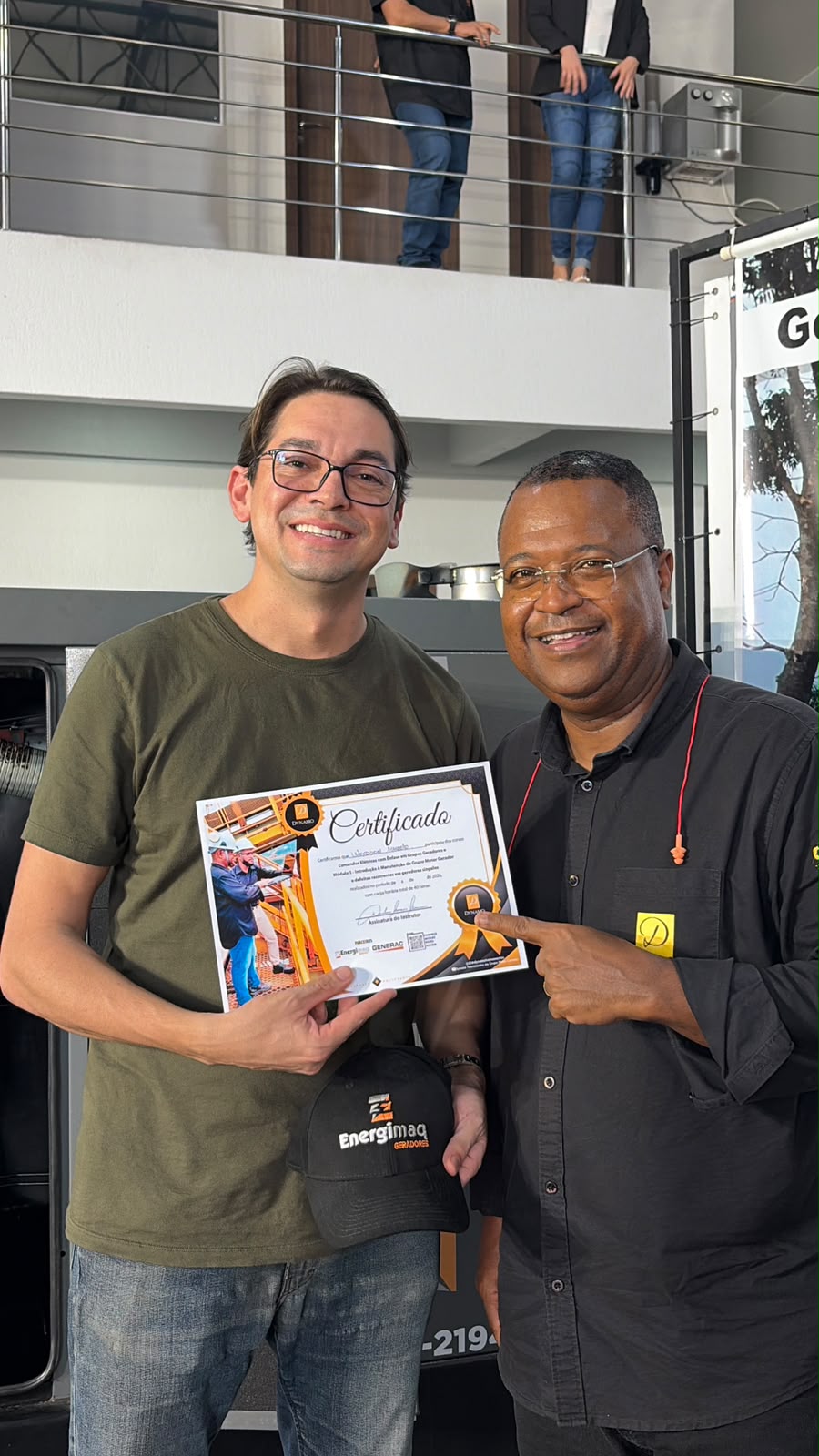 Aluno certificado pela Dynamo Treinamentos — turma 6