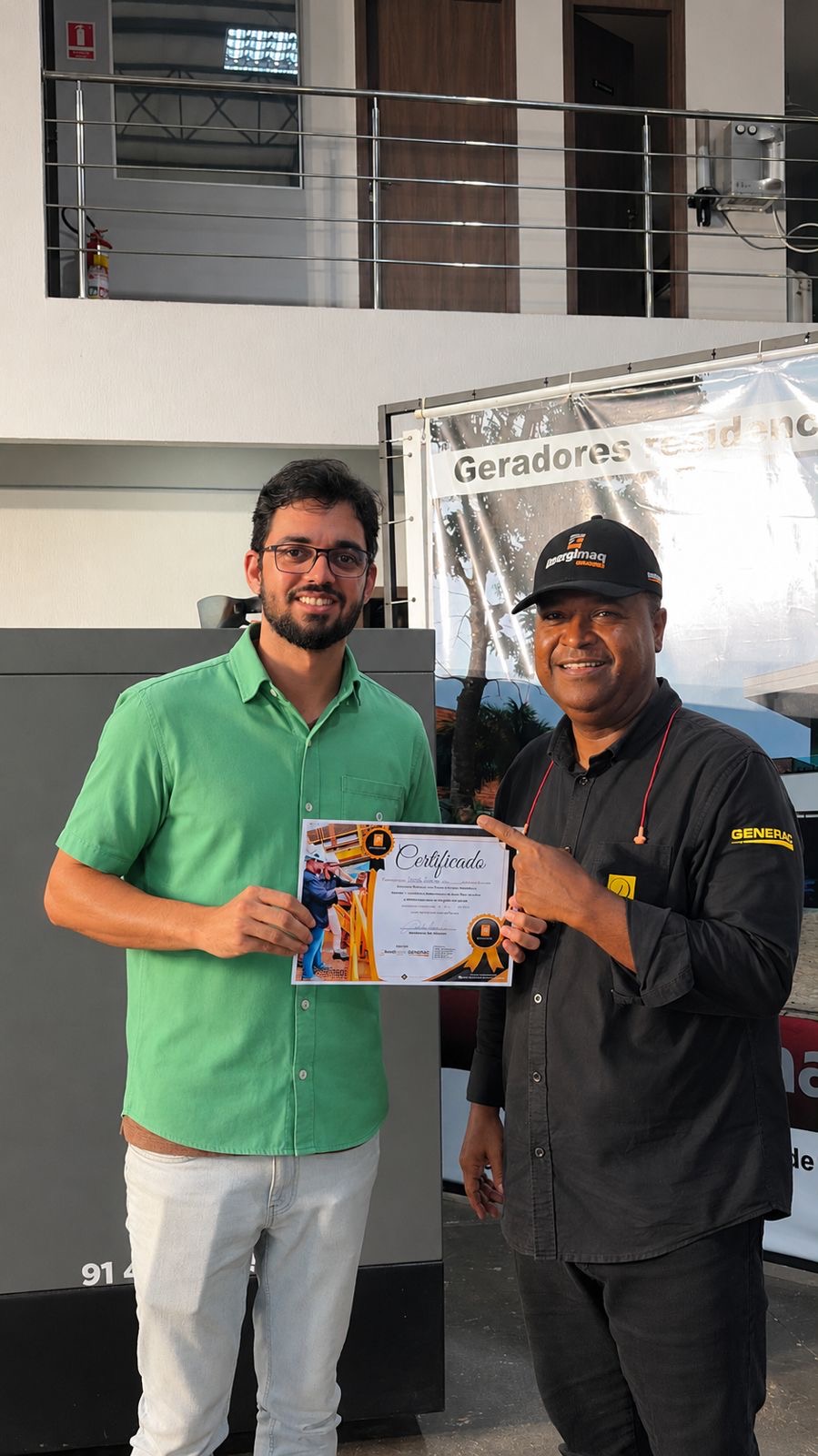 Aluno certificado pela Dynamo Treinamentos — turma 1